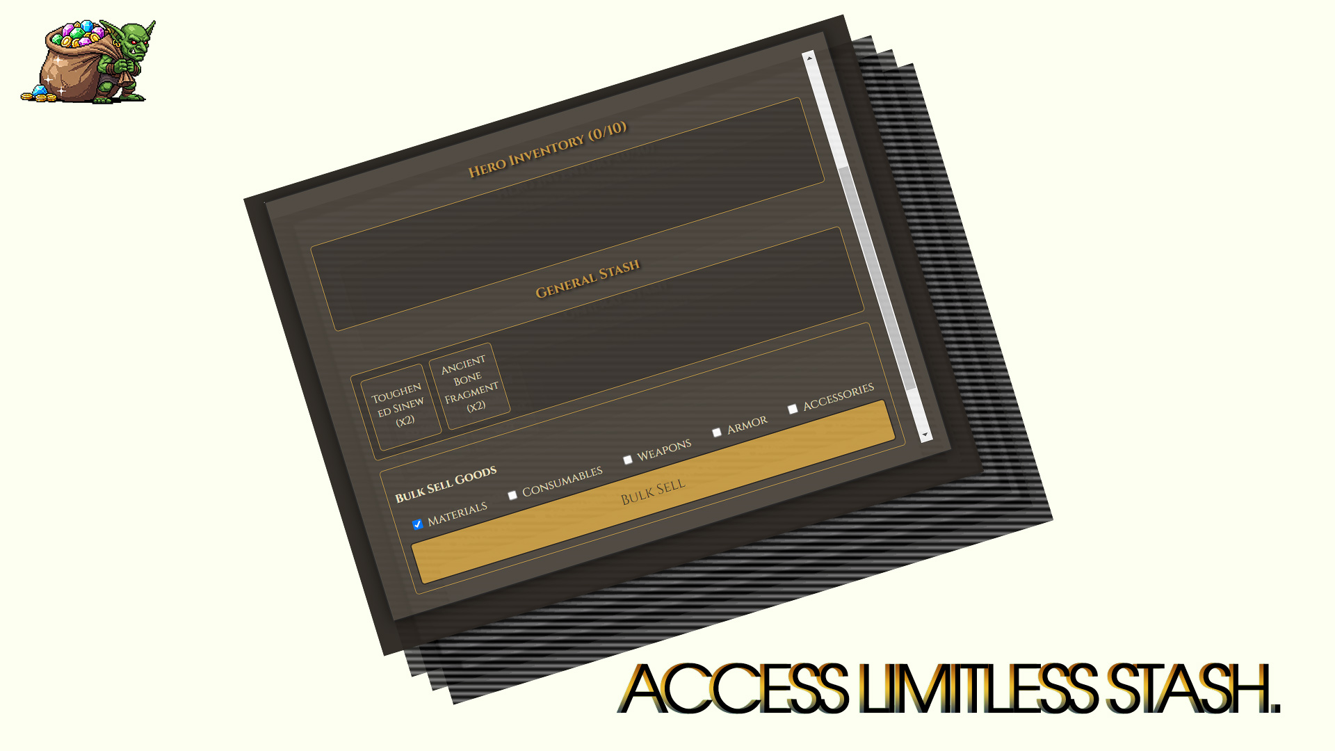 Screenshot from HeroField: Access Limitless Stash
